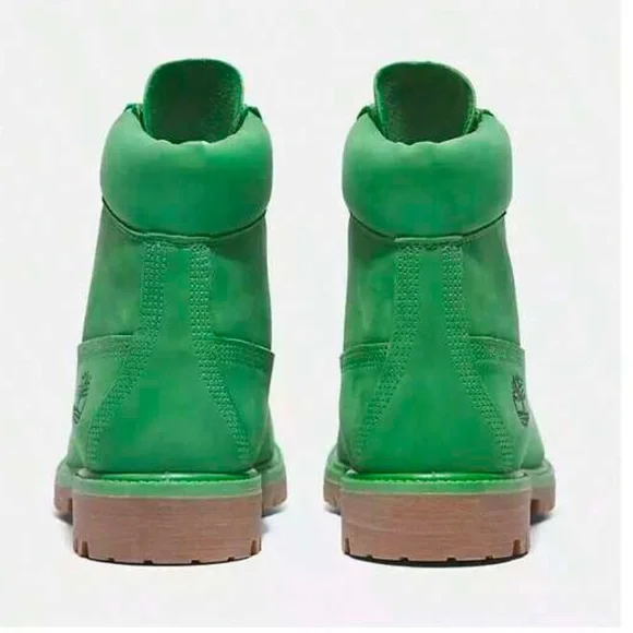 NEW with box MEN’S AWESOME GREEN TIMBERLAND 50th ANNIVERSARY BOOTS SIZE 10.5 - Picture 3 of 11
